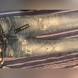 Purple brand jeans limited edition black tags
